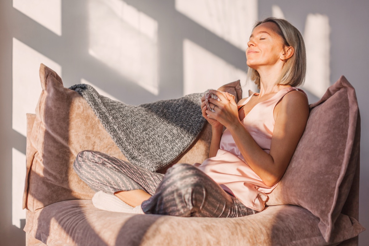 Woman relaxing